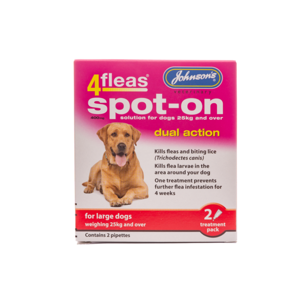 Johnsons 4Fleas Spot On - 25kg & Over